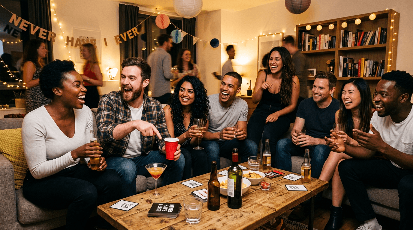 200+ Never Have I Ever Questions for Adults: The Ultimate 2026 Party List